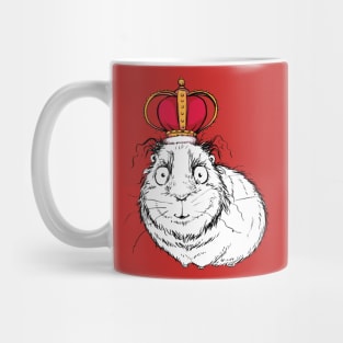 Regal Little Guinea Pig with a Fancy Little Crown Mug